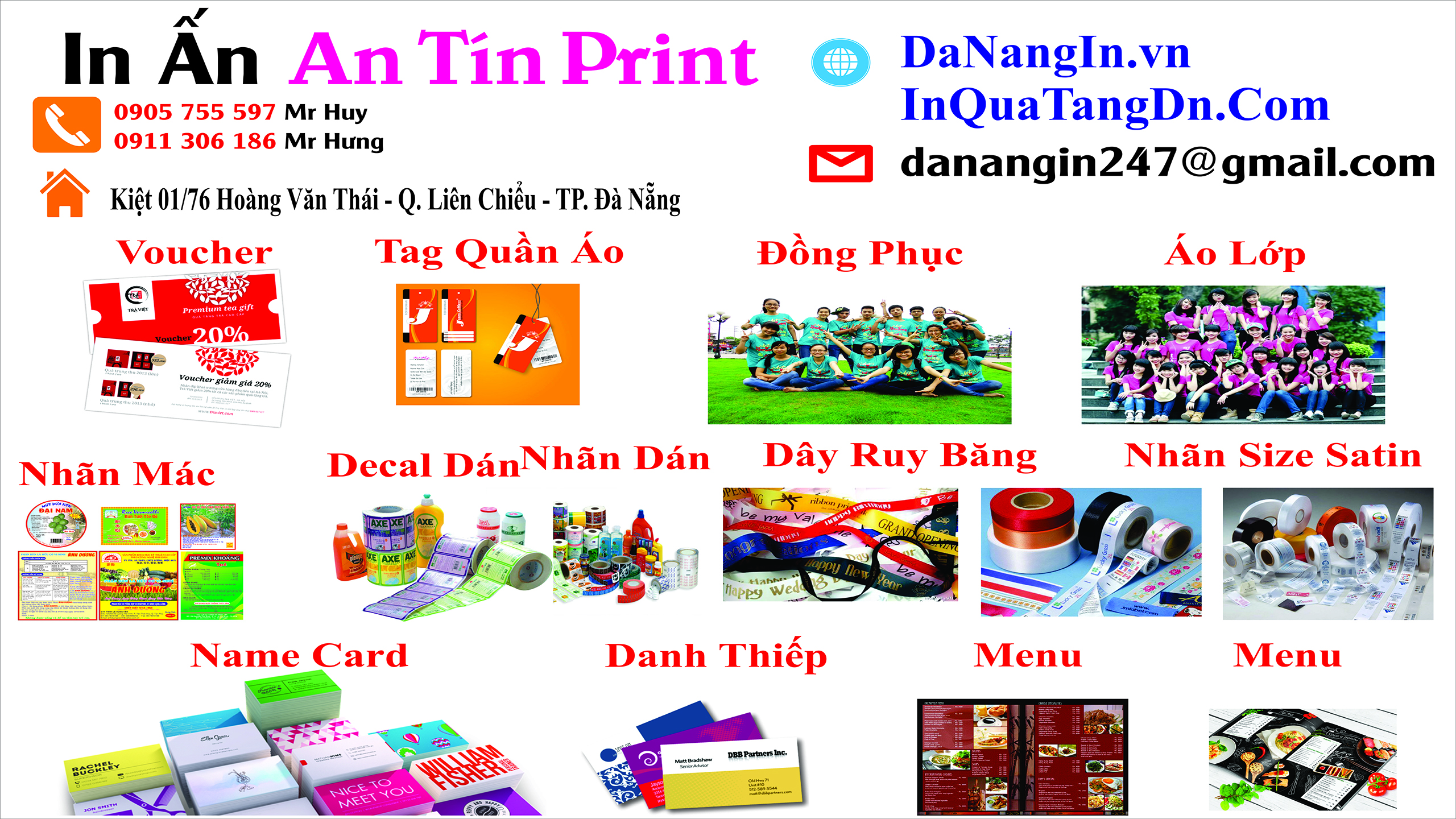 in name card đà nẵng 0905 755 597 A Huy - danangin.vn