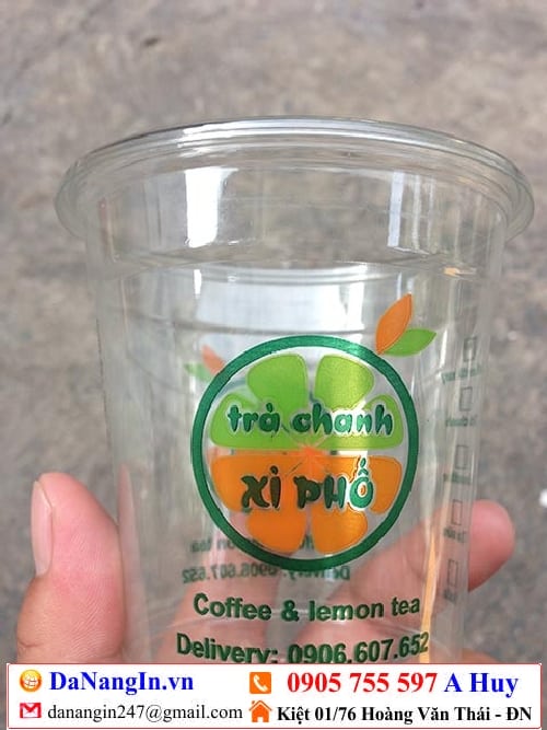 in logo ly nhựa trà sữa cafe giá rẻ decal dán ly LH 0905 7555 97 A Huy - danangin.vn,in ly sứ thủy tinh,in logo lên sản phẩm,in trên mọi chất liệu,in nhãn 