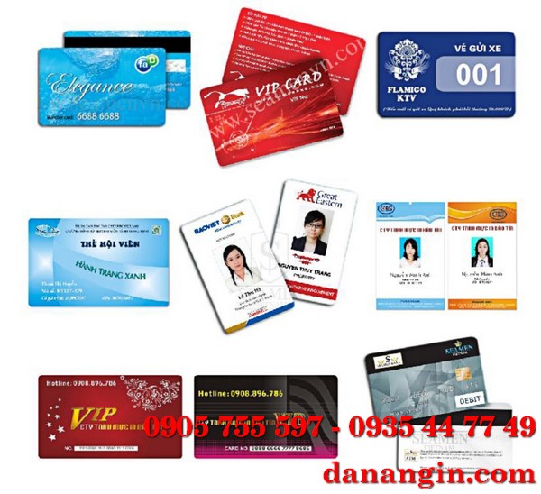 in thẻ nhựa – thẻ VIP giá rẻ Đà Nẵng 0901 99 40 88