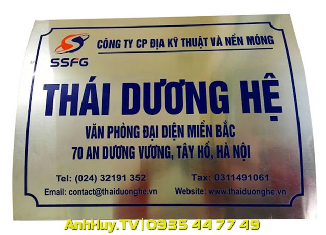Làm bảng hiệu công ty tại Đà Nẵng giá rẻ nhanh 247